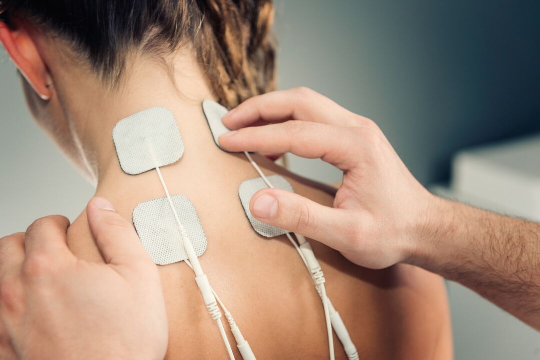 Electroforesis para el tratamiento de la osteocondrosis del cuello